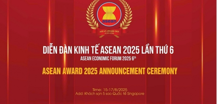 Evia Global Green được vinh danh tại ASEAN Award 2025 - Diễn đàn Kinh tế ASEAN tại Singapore