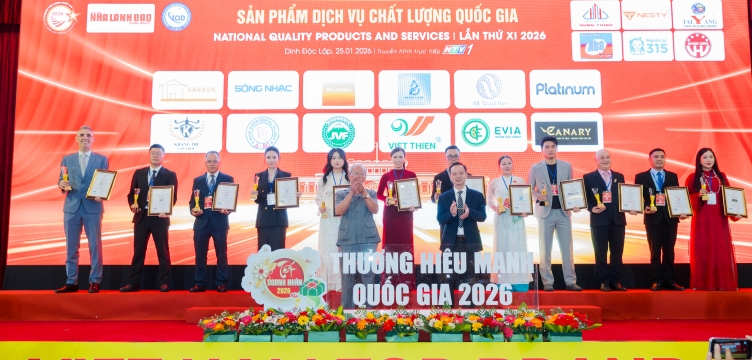 EVIA HOÀN CẦU XANH KHẲNG ĐỊNH VỊ THẾ TIÊN PHONG VỚI CÚ ĐÚP GIẢI THƯỞNG TẠI THƯƠNG HIỆU MẠNH QUỐC GIA 2026